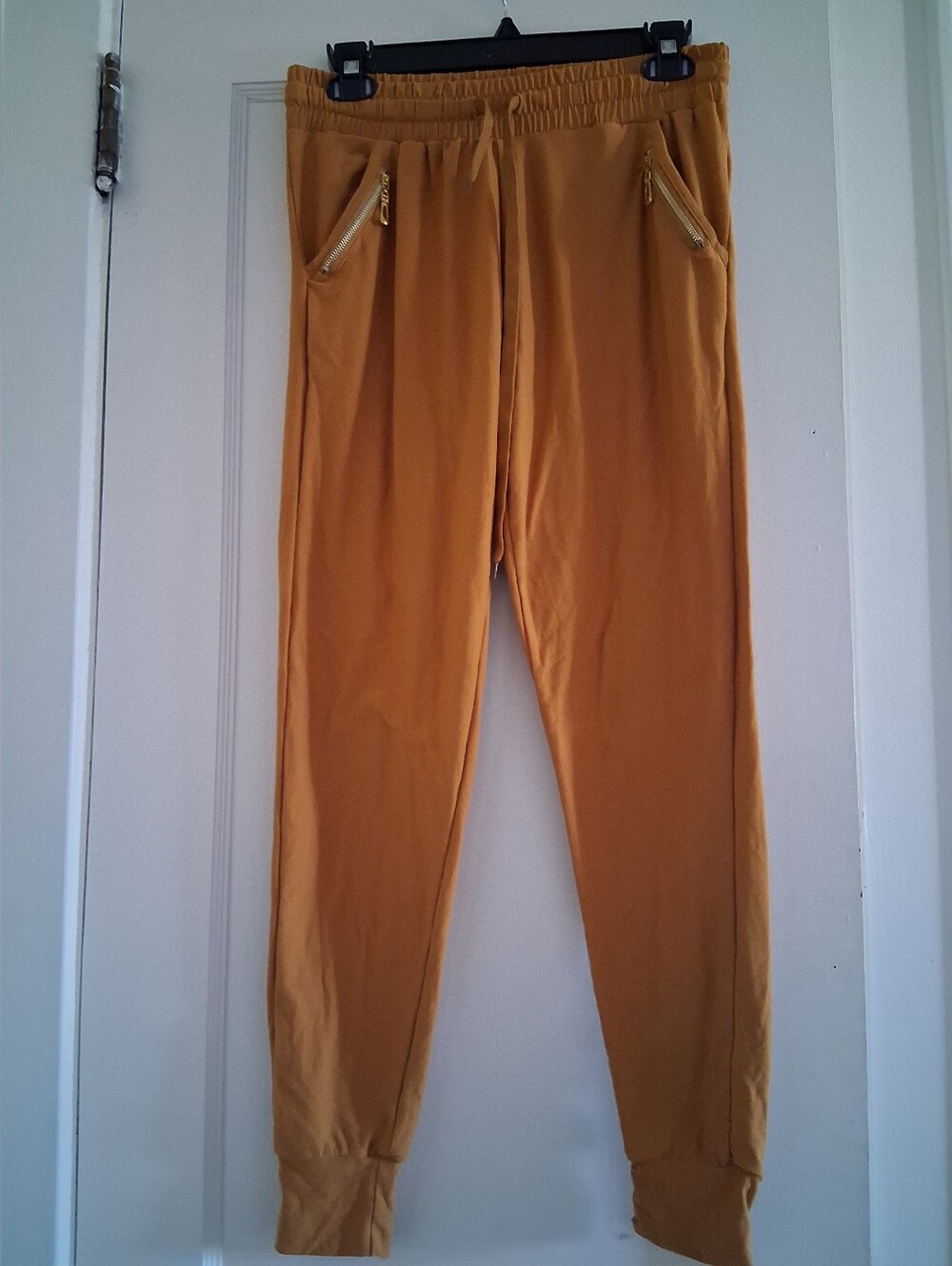 Mustard Zip-Pocket Pants